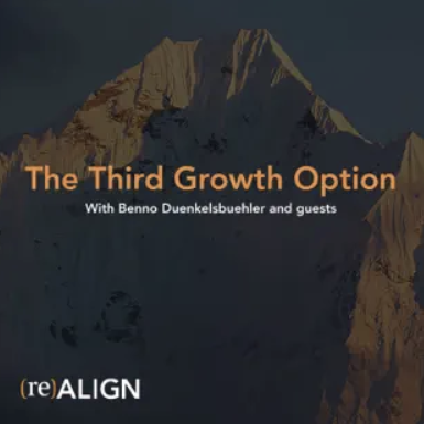 Logo for the podcast The Third Growth Option