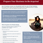 Preparing Your Business to be Acquired